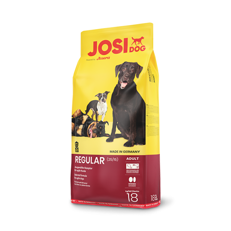 Hrană uscată pentru câini JosiDog Regular 18 kg